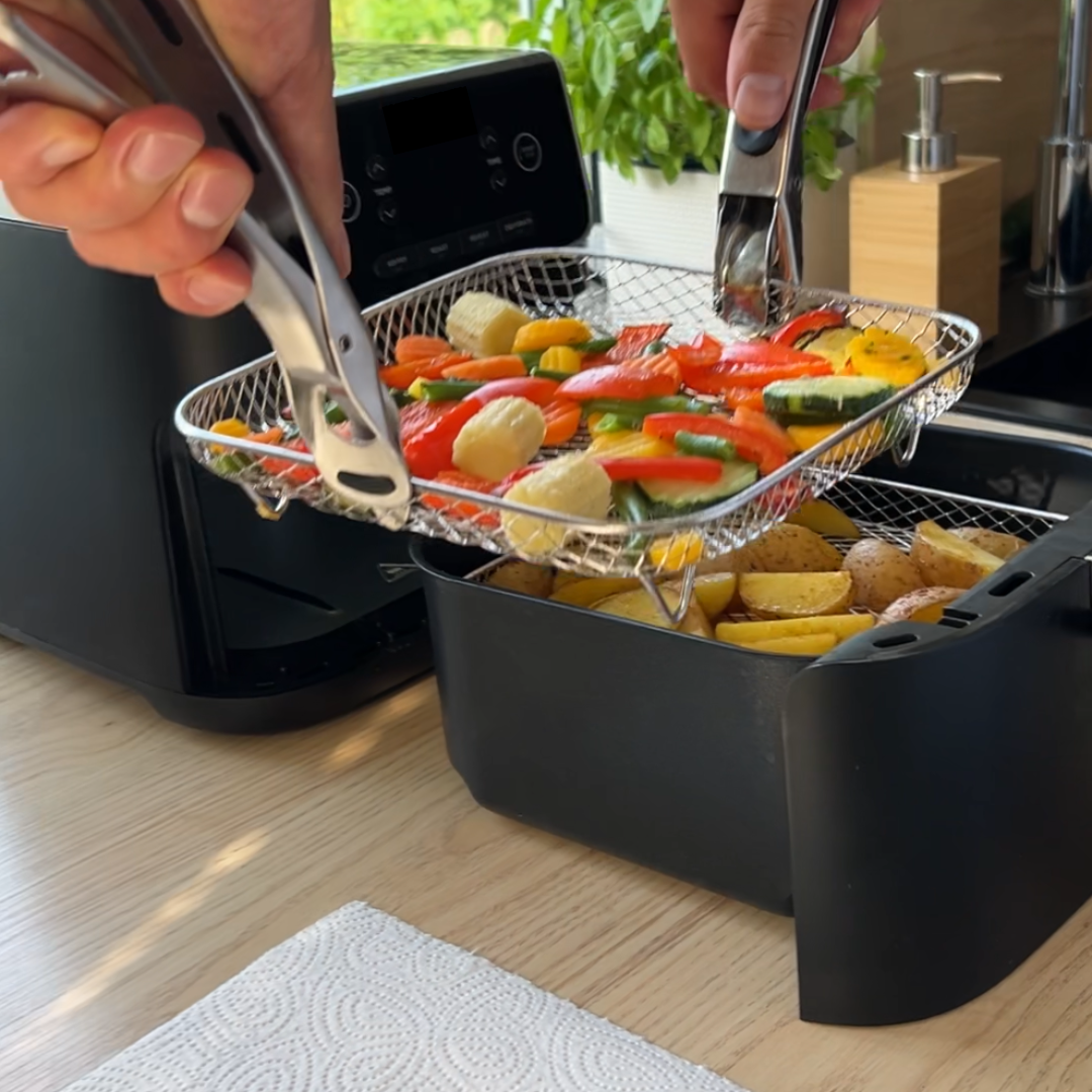 AirCrisp Stackable Baskets – Space-Saving Air Fryer Accessories