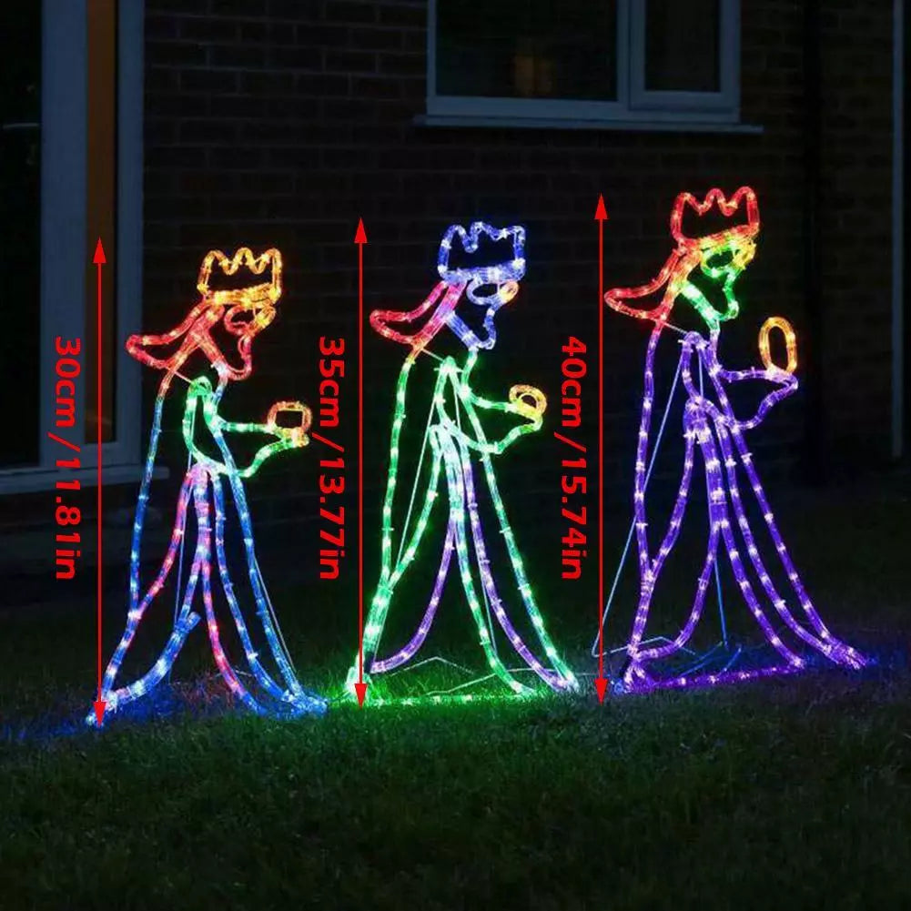 MagiGlow - Three Wise Men LED Light Display