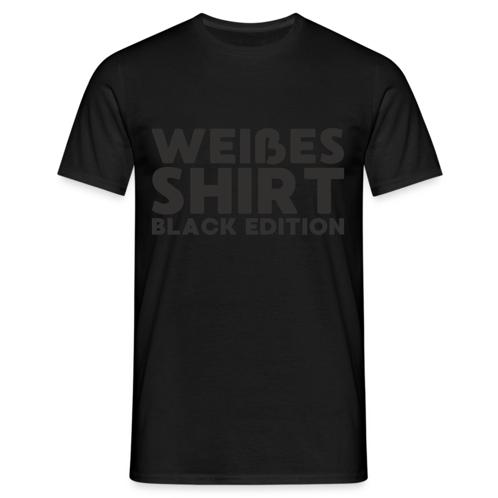 Oliver's White T-Shirt – Black Edition