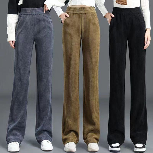 Liva - Comfortable pants with wide leg and elastic waistband