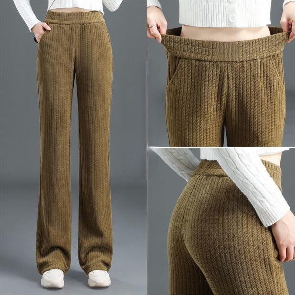 Liva - Comfortable pants with wide leg and elastic waistband