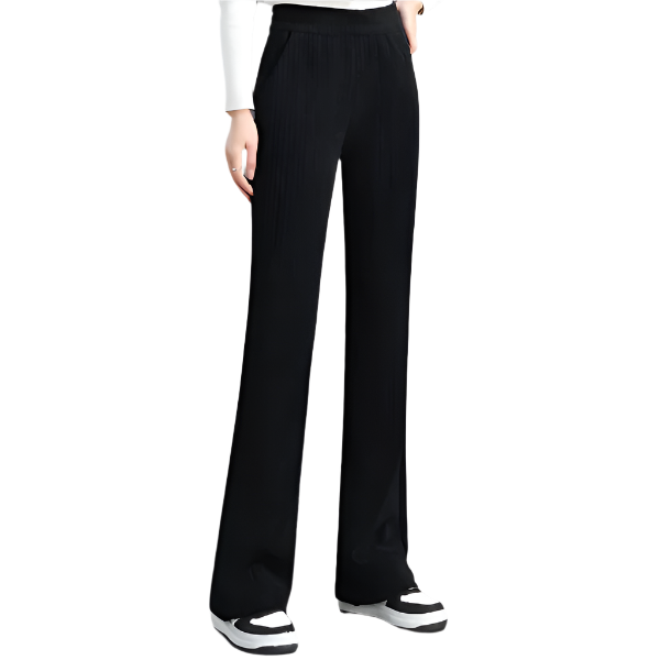 Liva - Relaxed pants with wide legs and elastic waistband