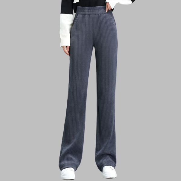 Liva - Comfortable pants with wide leg and elastic waistband