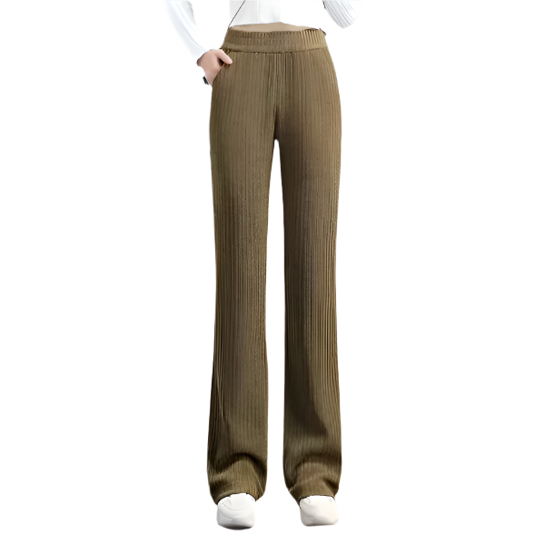 Liva - Relaxed pants with wide legs and elastic waistband