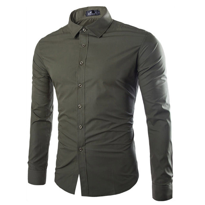 Oscar Long Sleeve Shirt with Button Closure