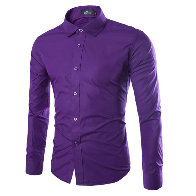 Oscar Long Sleeve Shirt with Button Closure