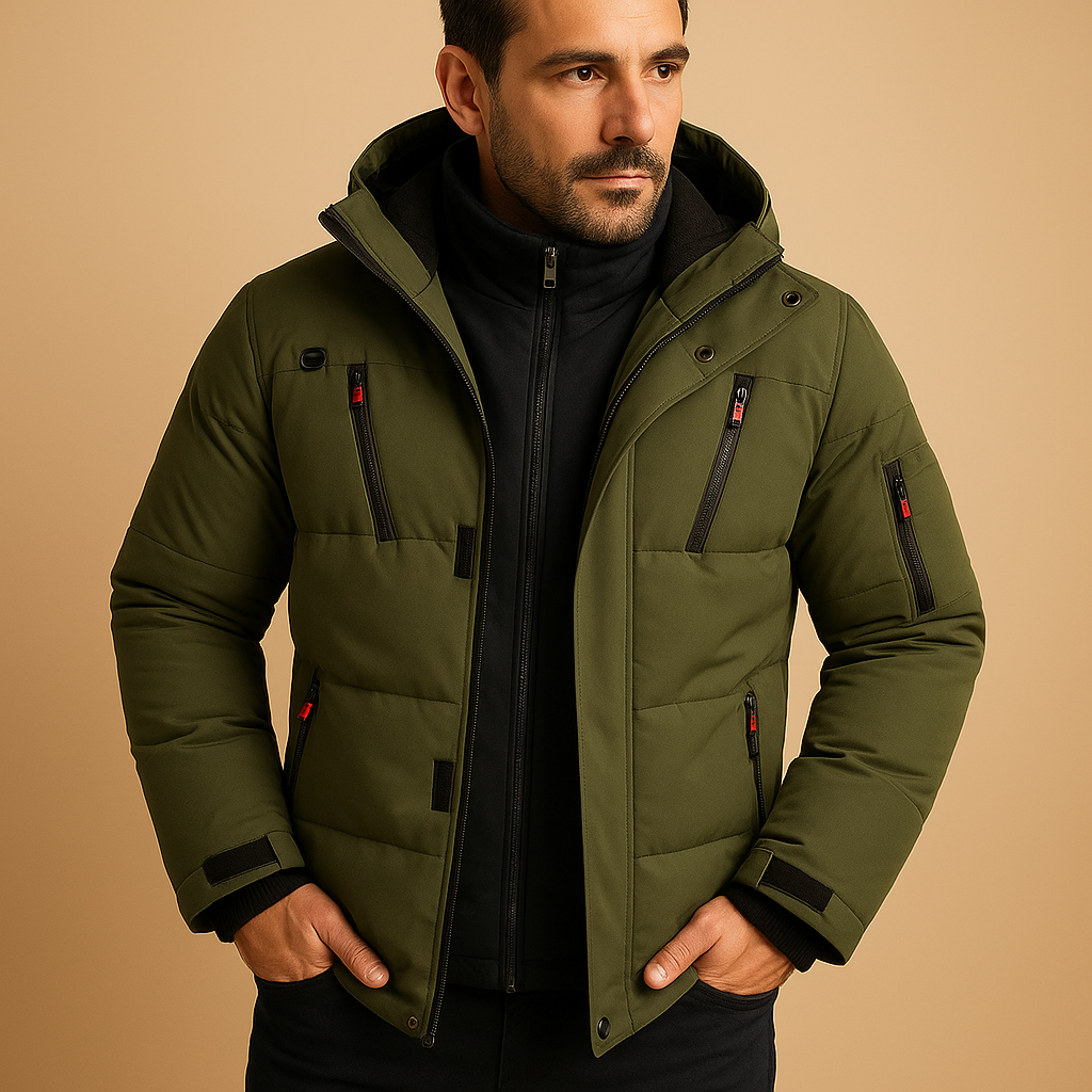 Waterproof Winter Jacket with Warm Lining for men | Joris