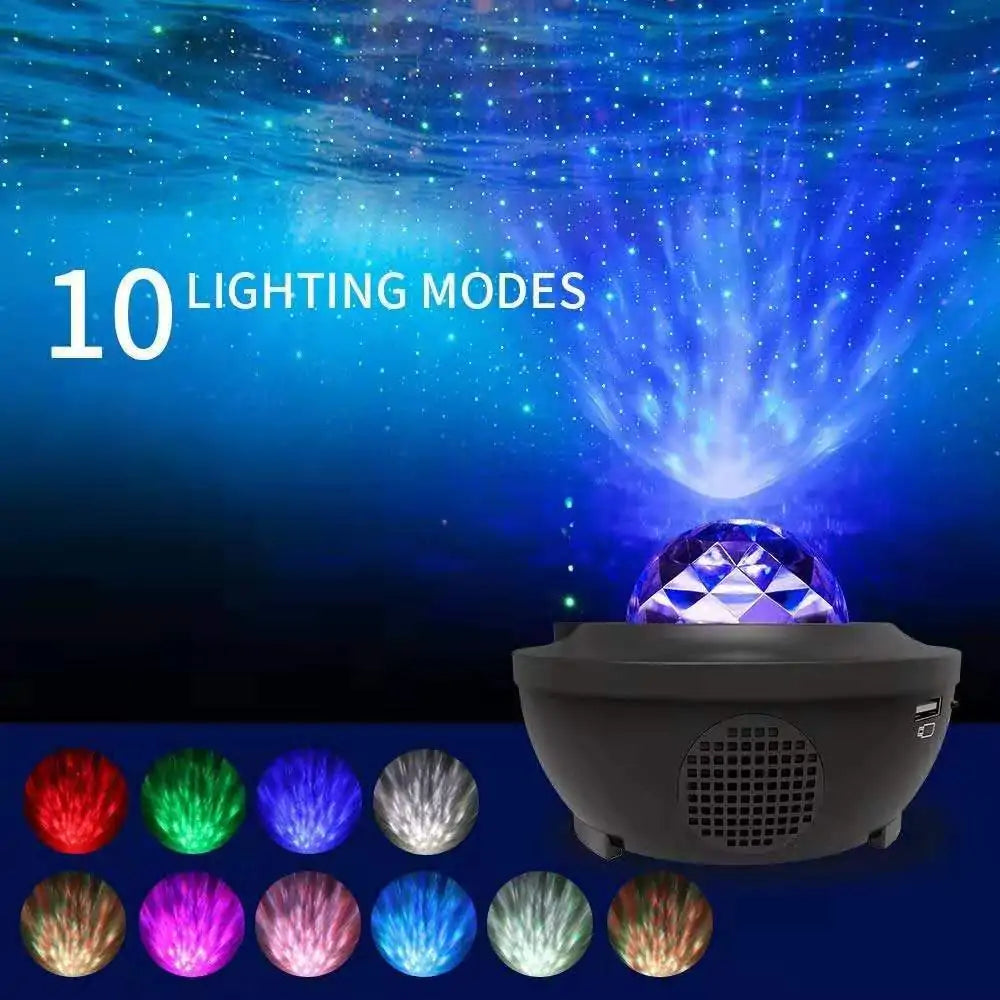 Galaxy LED Speaker Projector Light