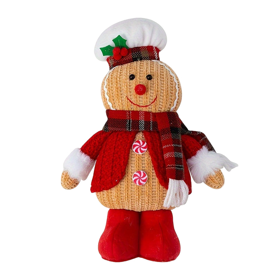 2-piece | Handmade Knit Christmas Figures Decoration