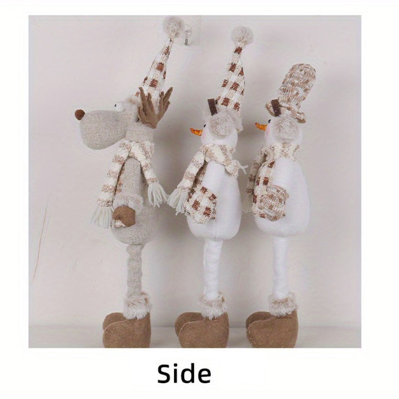 Vacation | Collectible Set Christmas Snowman and Reindeer Doll