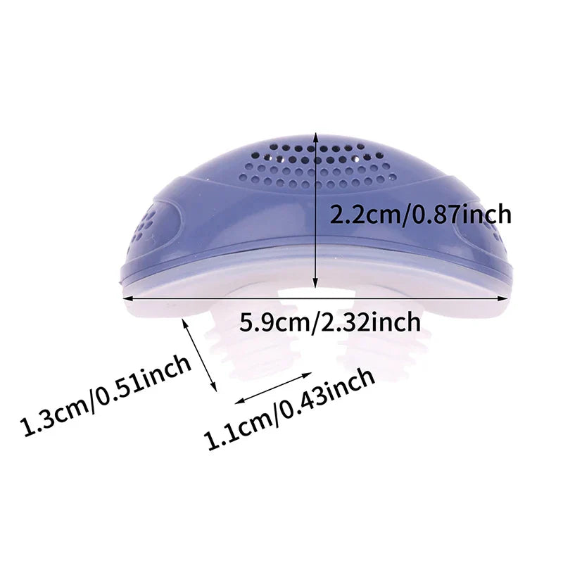Microelectronic CPAP device for snoring
