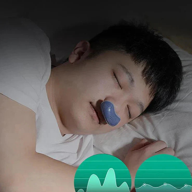 Microelectronic CPAP device for snoring