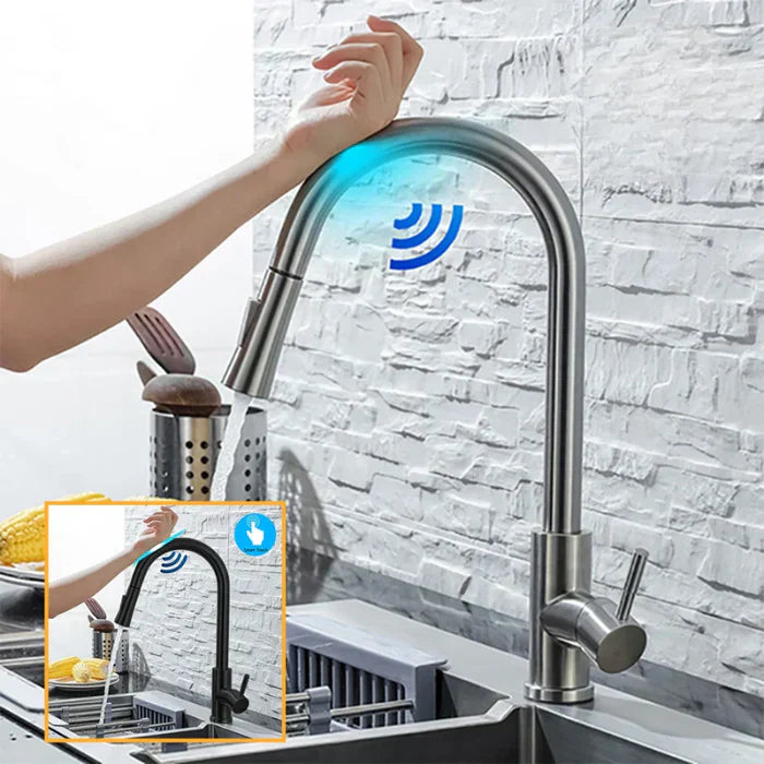 ActivatedTap - Modern Sensor High-Arc Kitchen Faucet