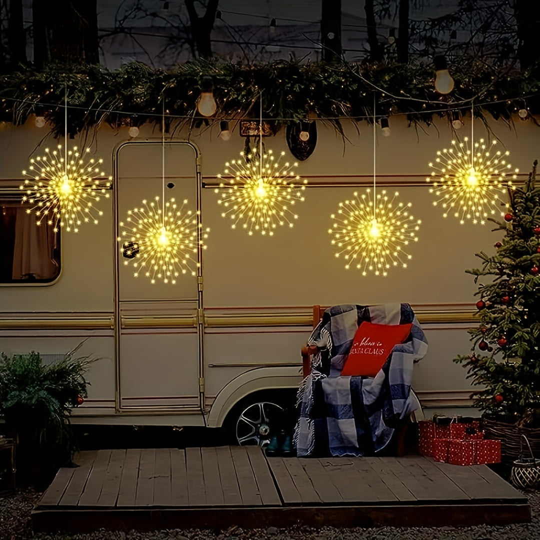 LED Pendant Lights in Globe Shape – Enchanting Garden Decoration