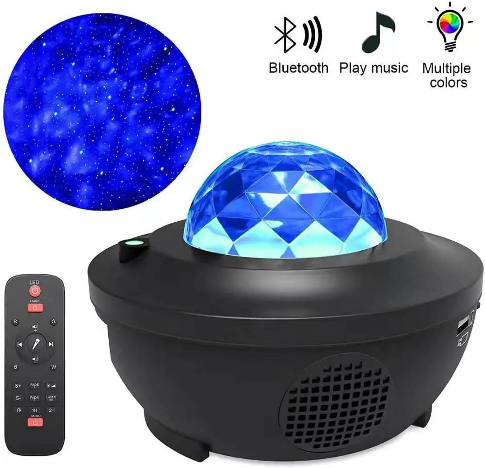 Galaxy LED Speaker Projector Light