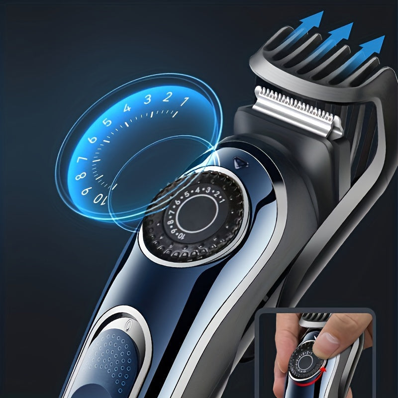 Cordless Hair Clipper and Trimmer Set for Men