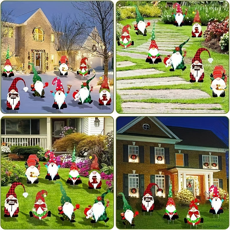 Jolly | 8 Sets Christmas Vacation Dwarf Decorations