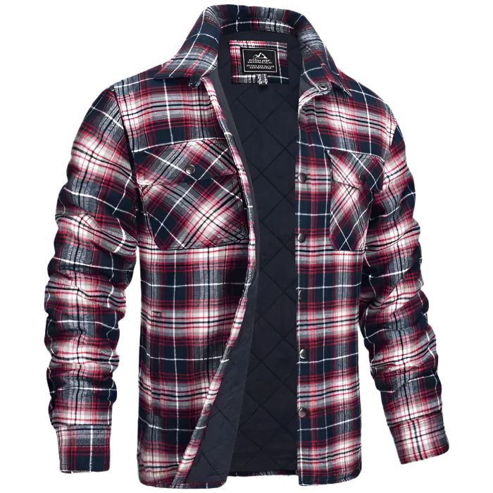 Mikkel Casual Button-Front Shirt – Men's Everyday Wear with Nordic Chest Pocket Design