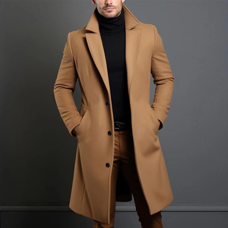 High-quality Wool Coat for Men