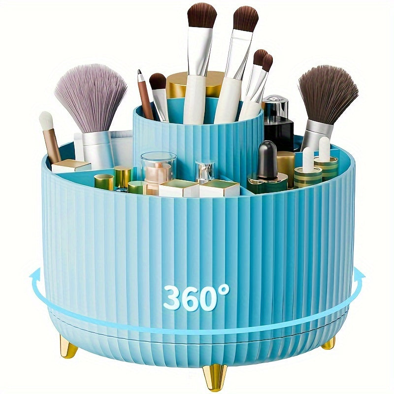 ElegantSpin 360° Rotatable Organizer – Cosmetic Storage