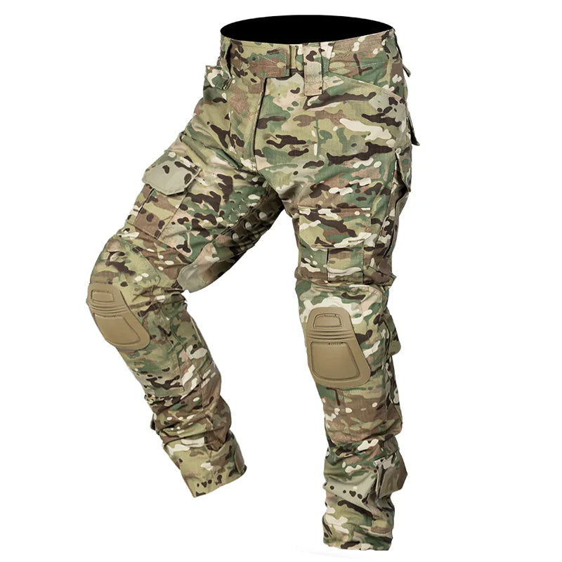 Tactical Cargo Pants with Knee Pads for Outdoor & Work