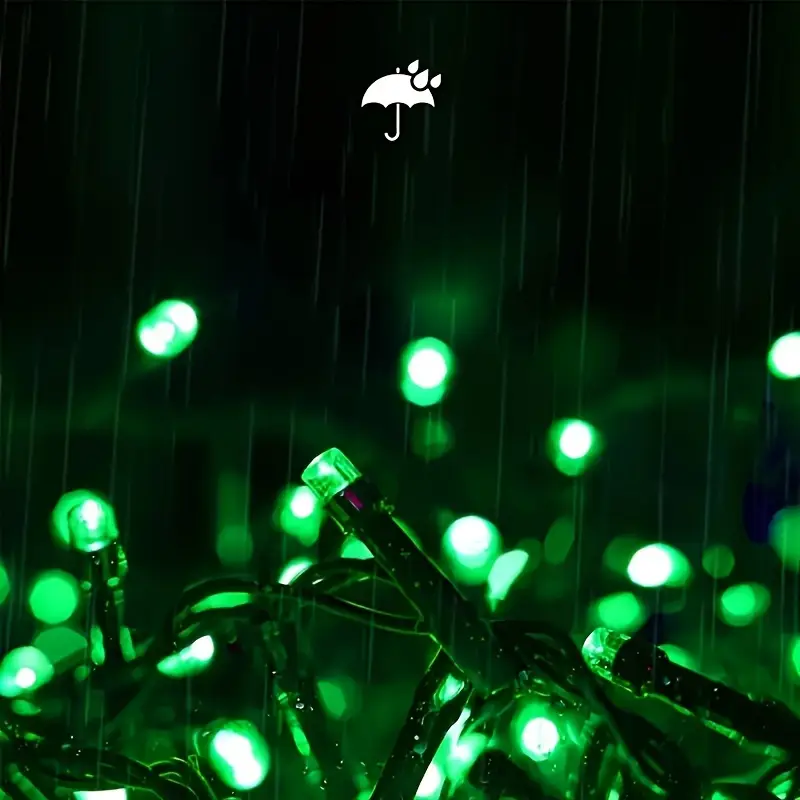 SolarGlow Halloween Fairy String Lights – Solar Outdoor Lighting for Garden & Terrace