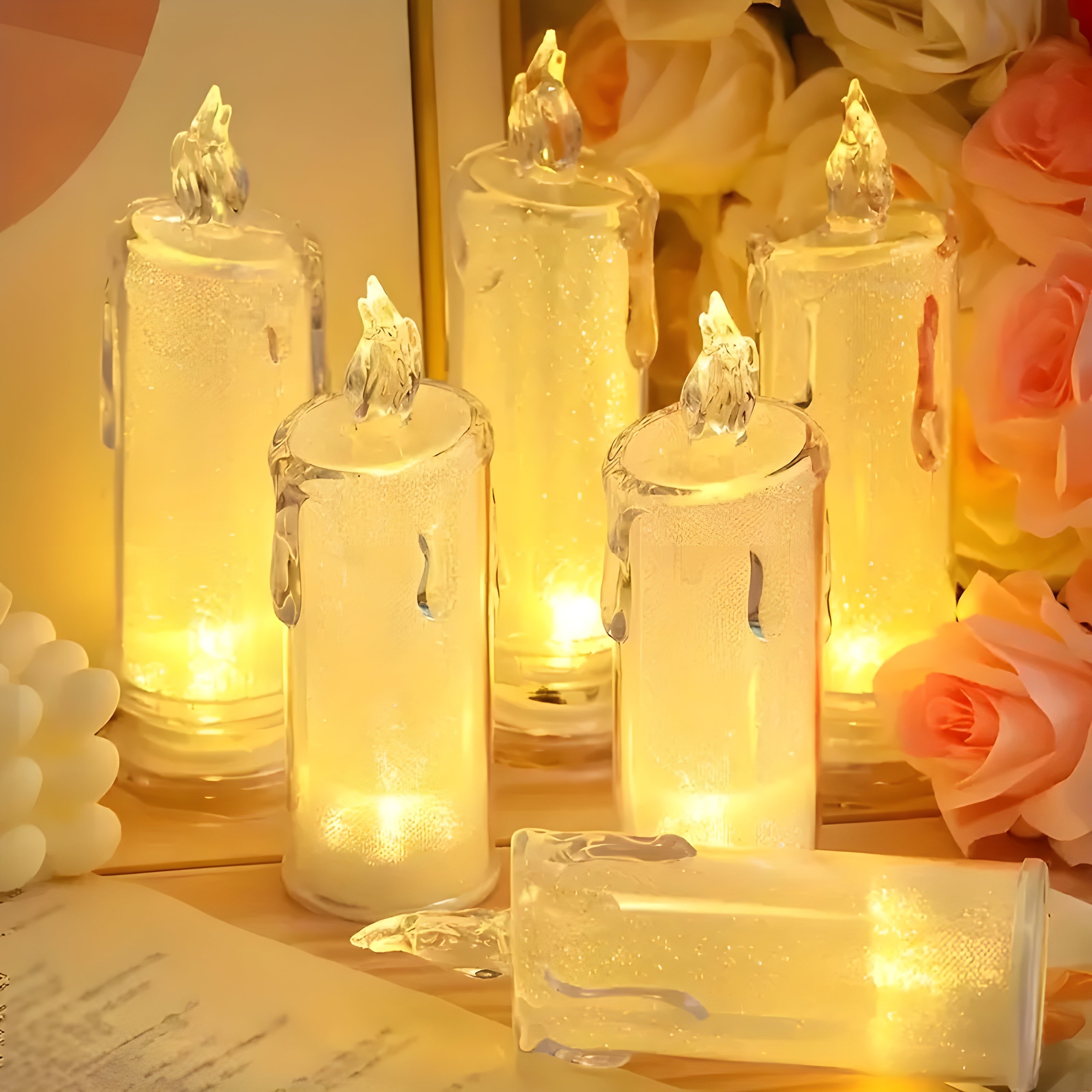 LED-safe and romantic candles