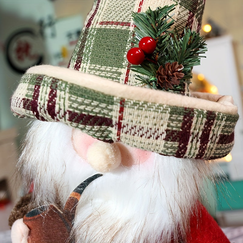 Vintage Karo Santa Claus & Snowman Figurine