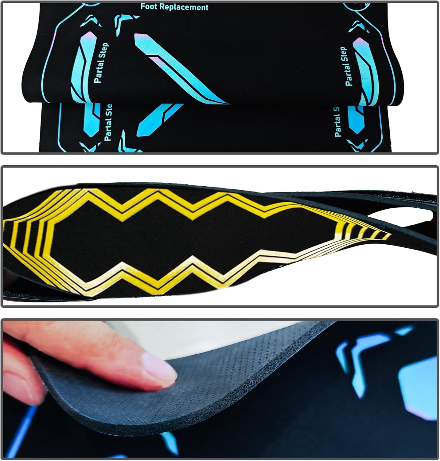 Soccer training mat for all skill levels