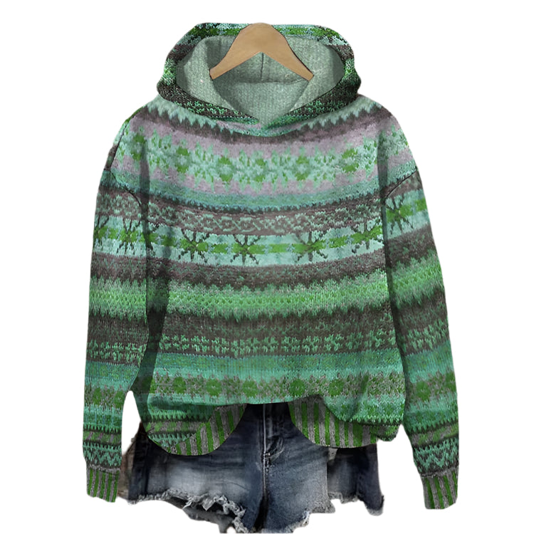 Gabrielle Ethnic Retro Hoodie