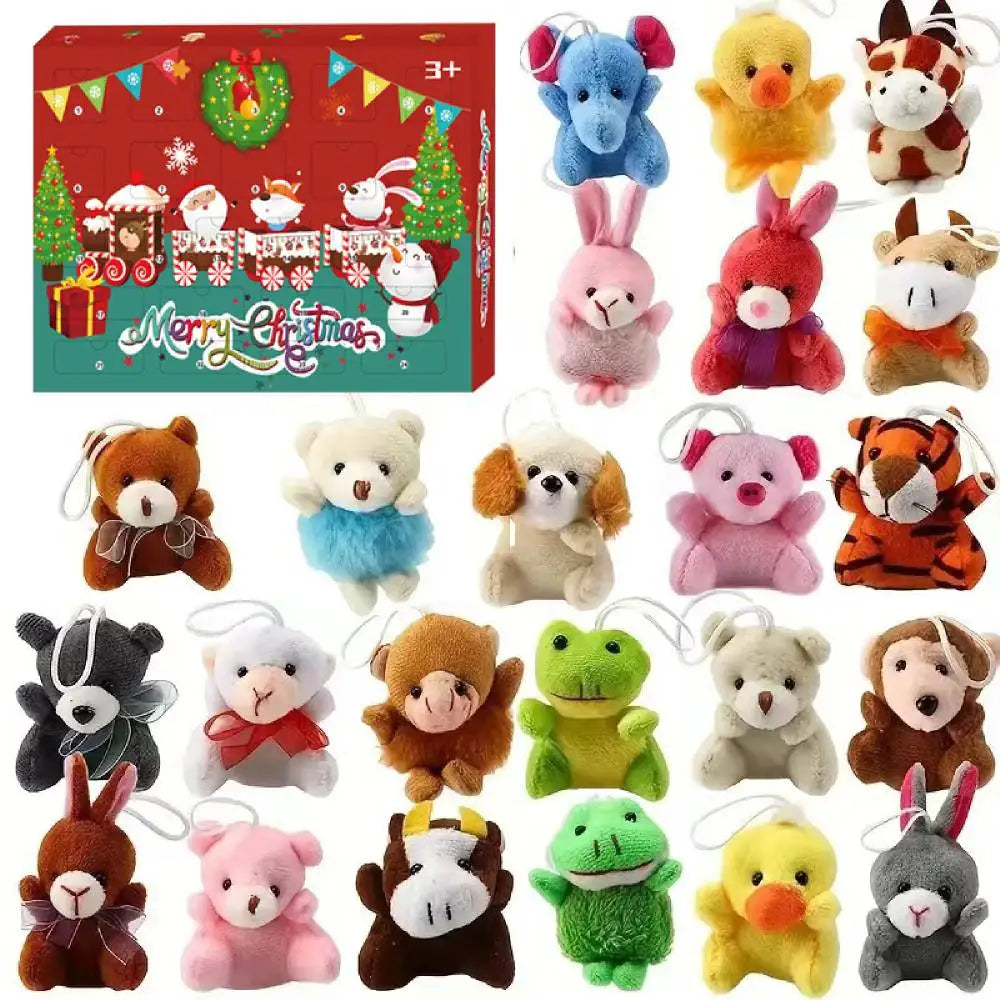 Plush toys with mini animals Christmas Advent calendar