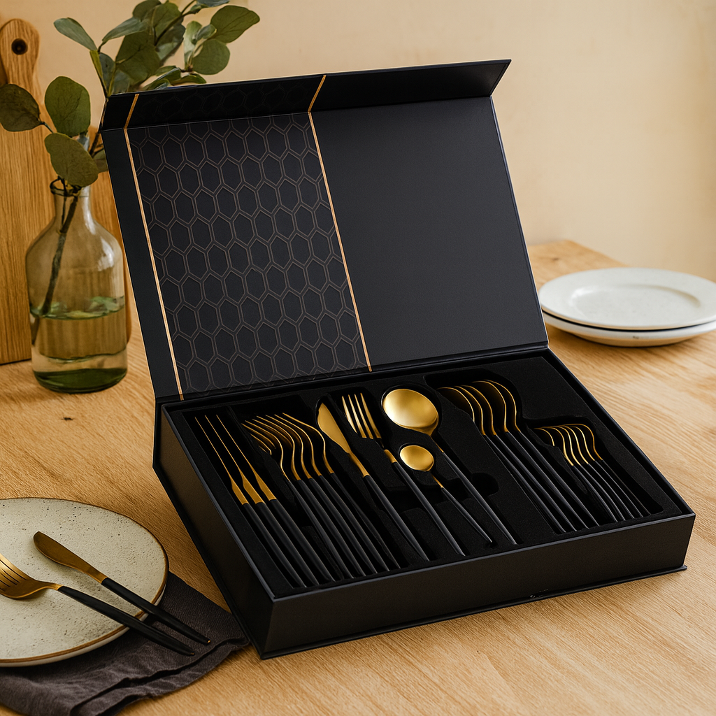 Ardenza | 24-Piece Western Steak Cutlery Set