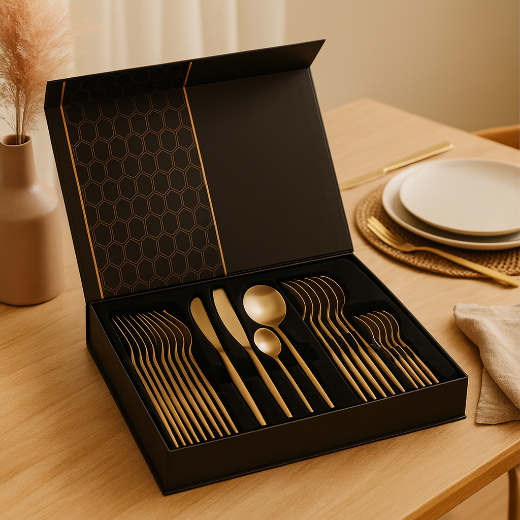 Ardenza | 24-Piece Western Steak Cutlery Set