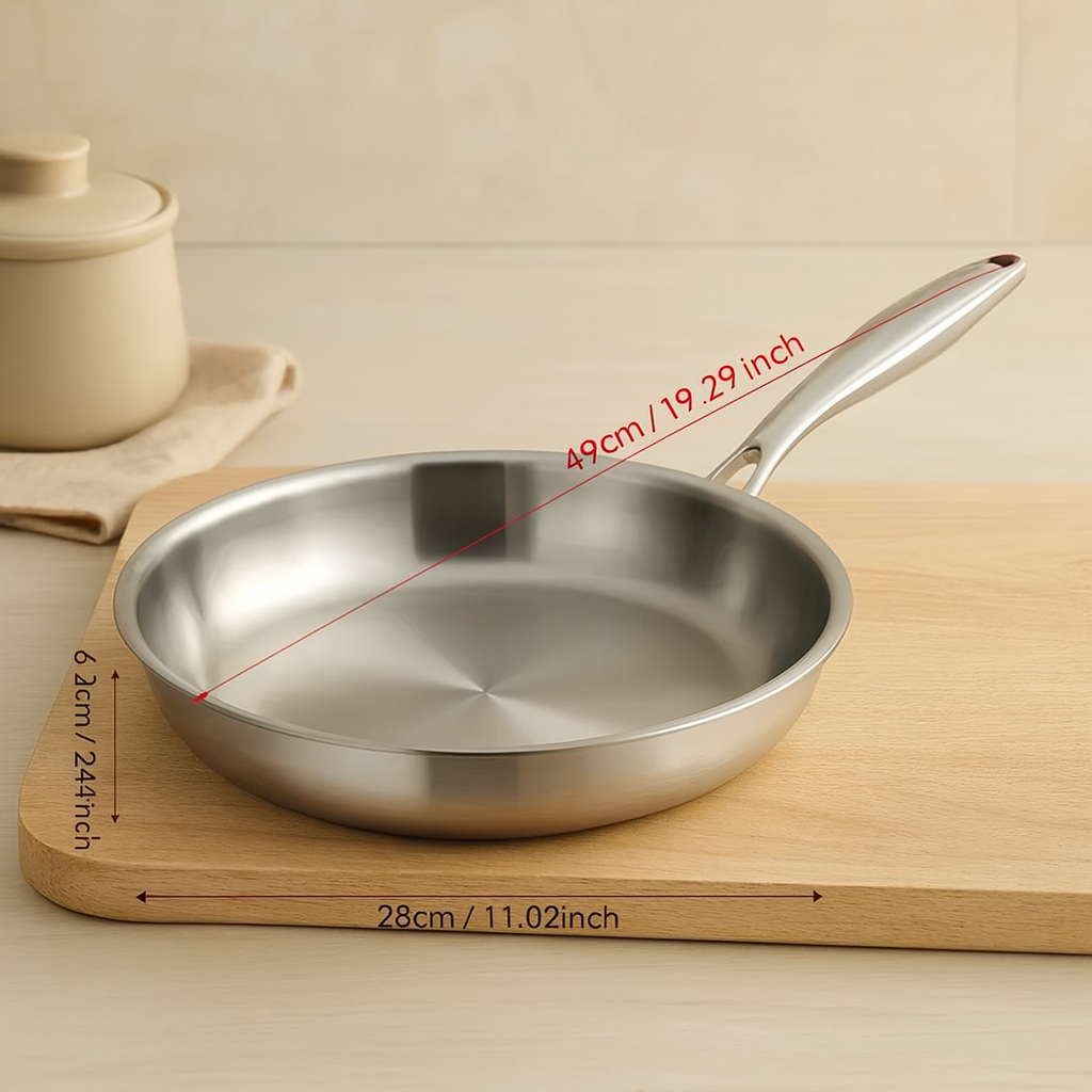 Astoria | Non-Stick Stainless Steel Frying Pan