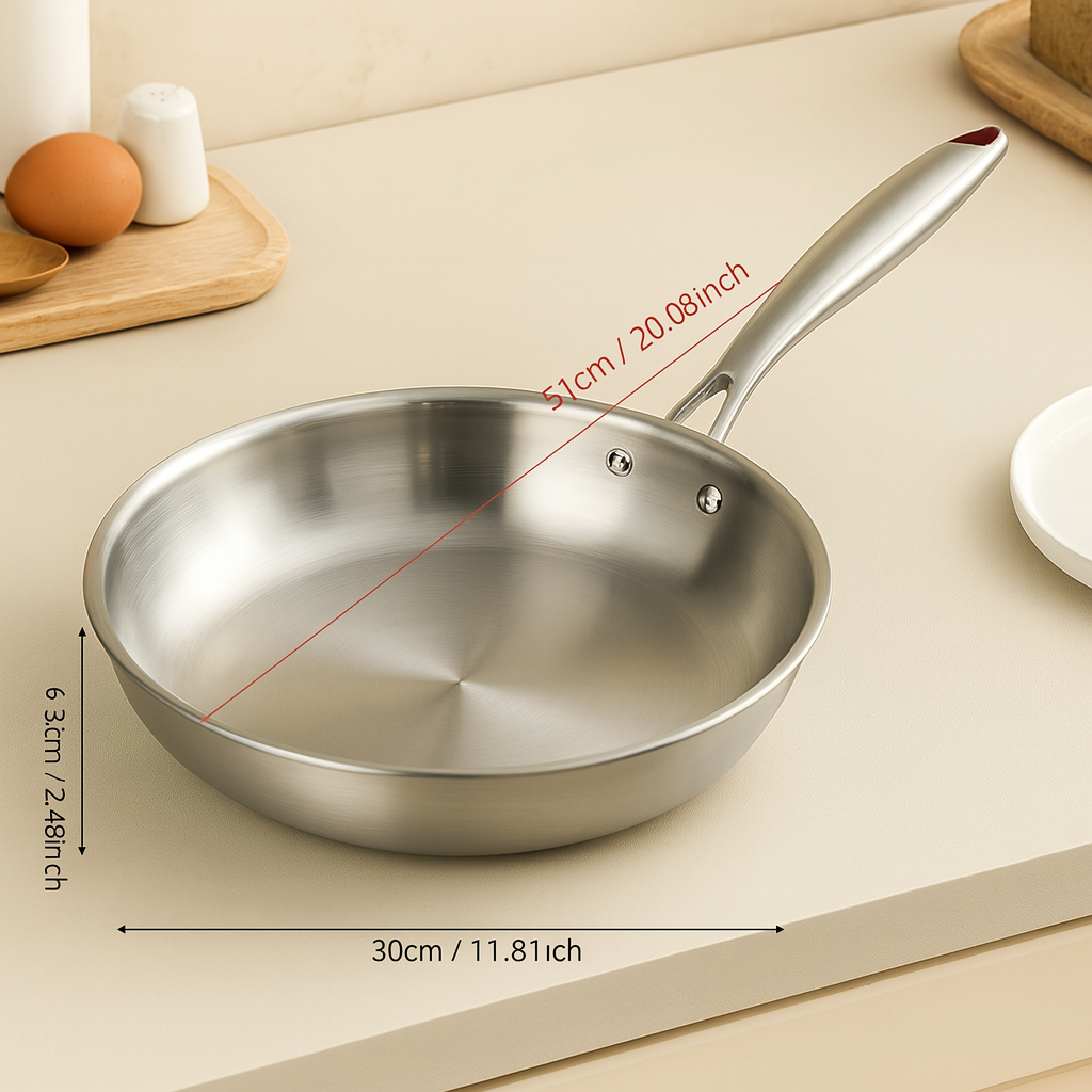 Astoria | Non-Stick Stainless Steel Frying Pan