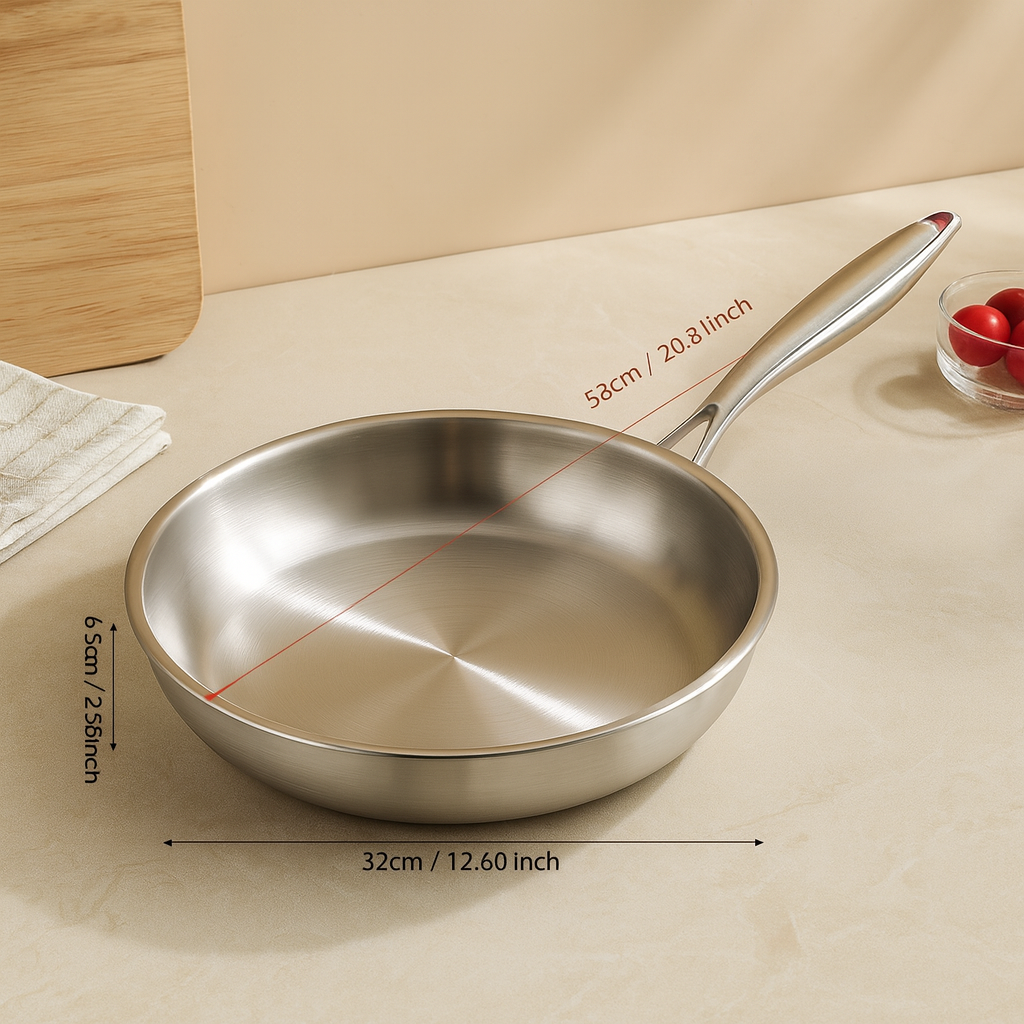 Astoria | Non-Stick Stainless Steel Frying Pan