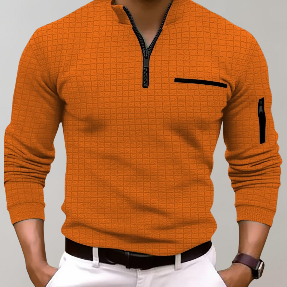 Noah Kvarte-Zip Pullover with adjustable styling