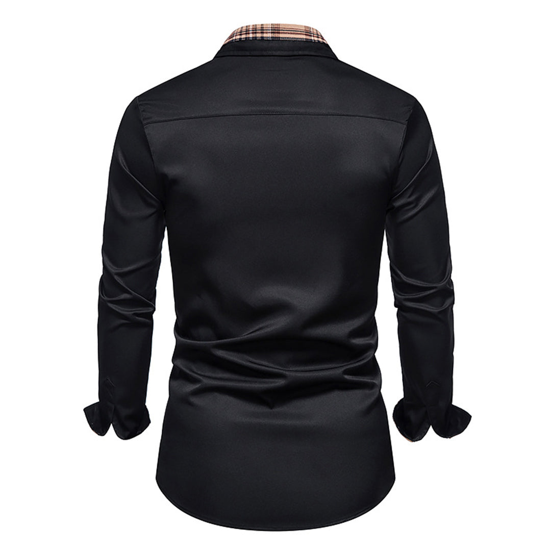 Noah - Casual Long Sleeve Shirt with Buttons and Pockets