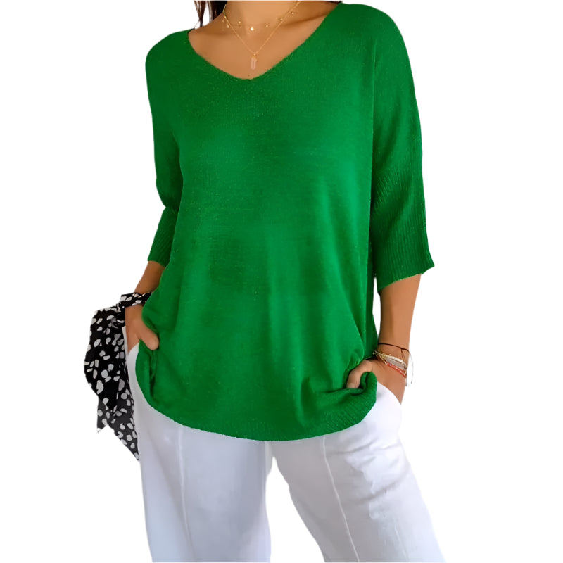 Camilla | Stylish V-neck top for effortless comfort