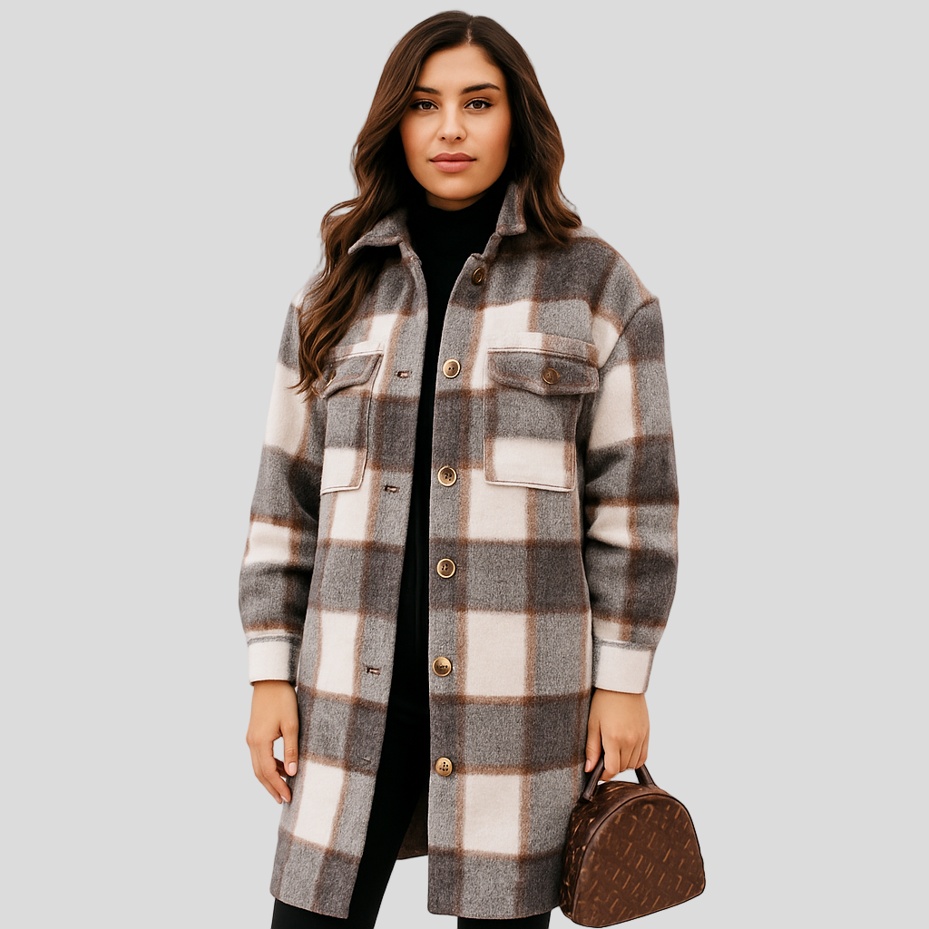 Megan | Checked Wool Jacket