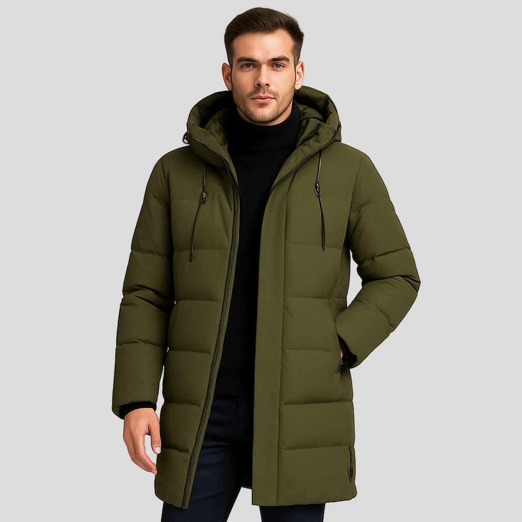Kurtis | Men's Quilted Jacket with Stand-up Collar