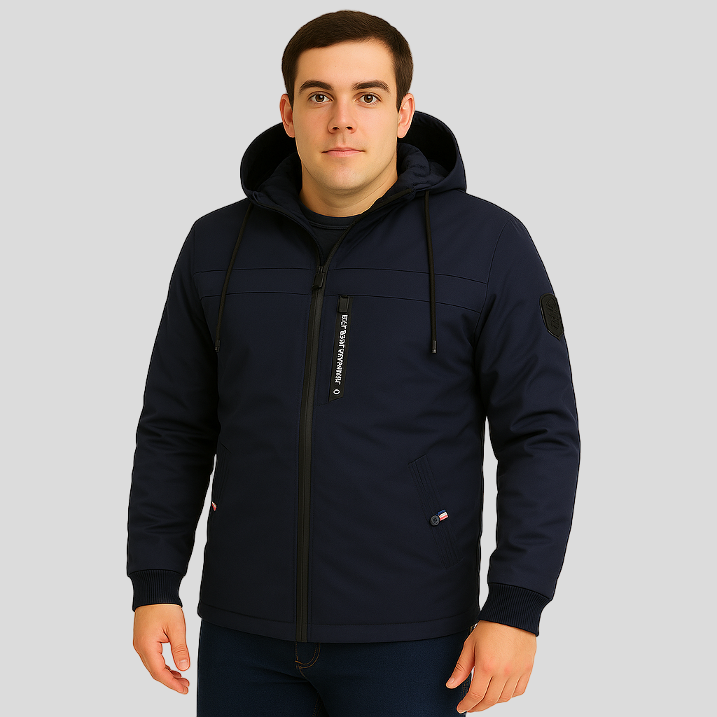 Arno | Men's Hooded Fleece Winter Jacket