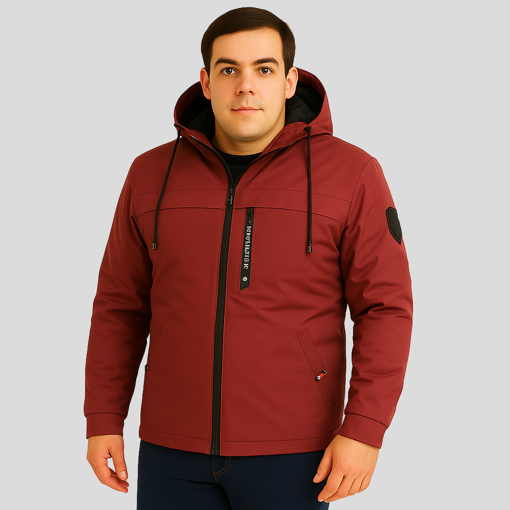 Arno | Men's Hooded Fleece Winter Jacket