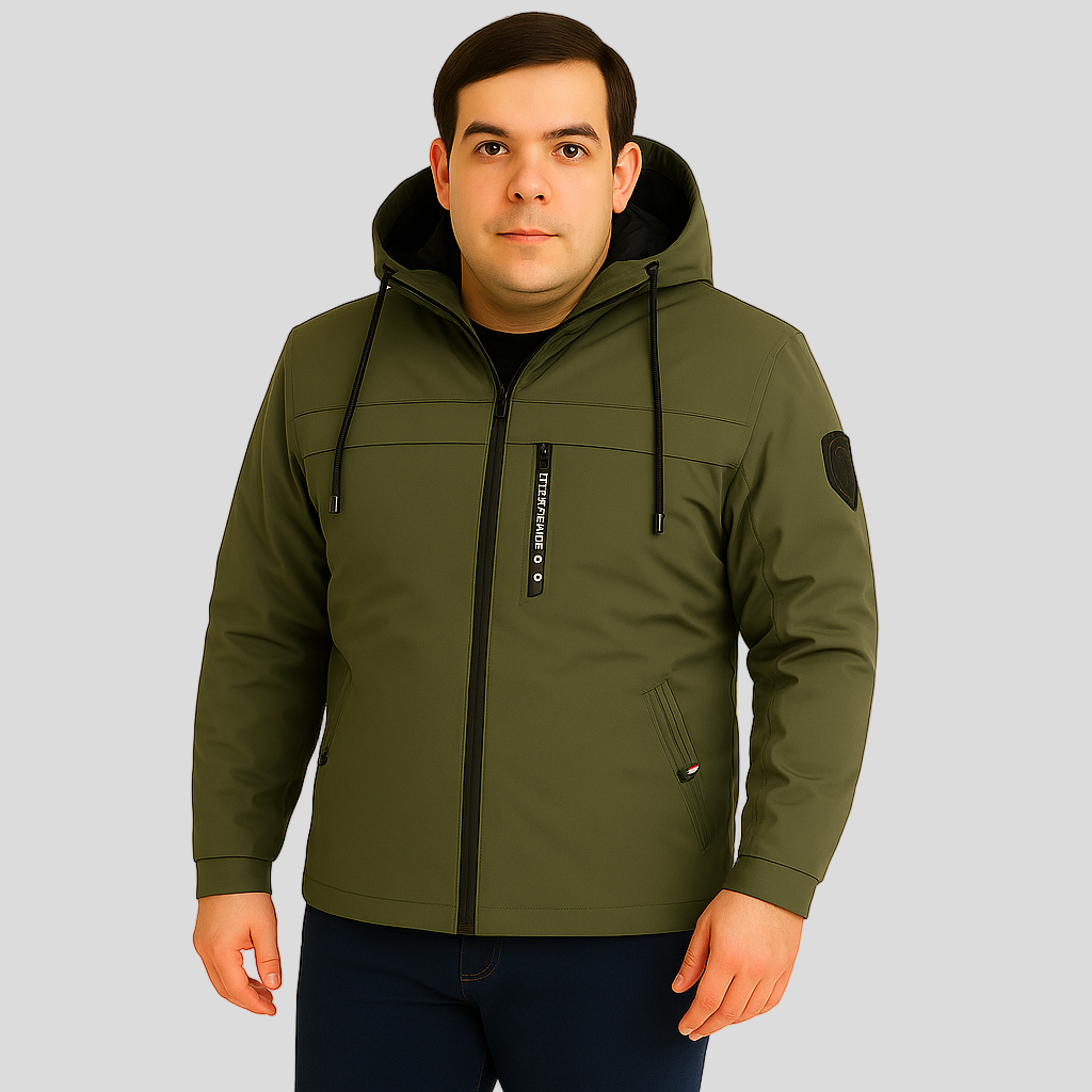 Arno | Men's Hooded Fleece Winter Jacket