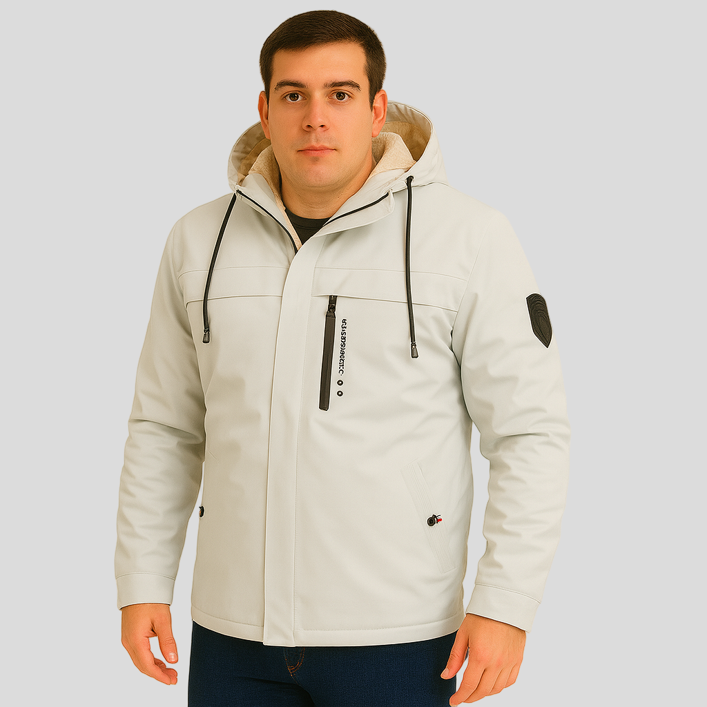 Arno | Men's Hooded Fleece Winter Jacket