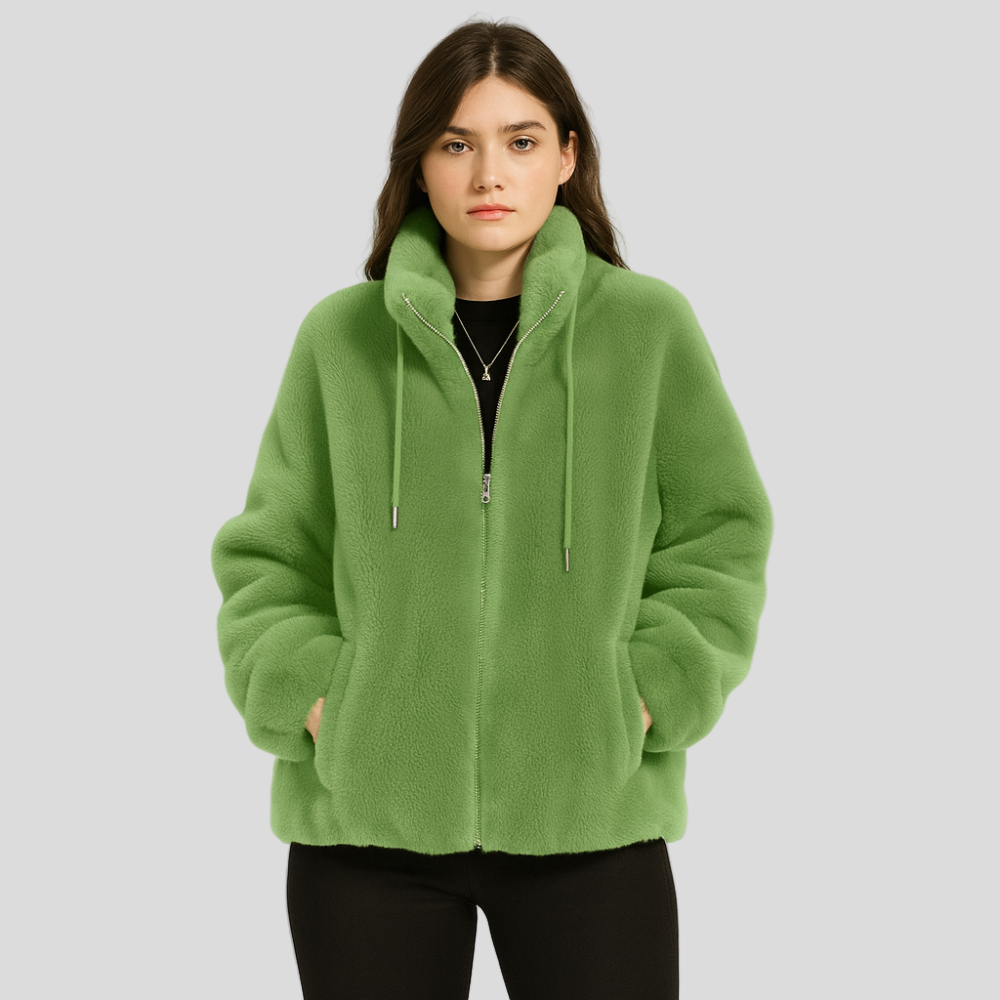 Kortney | Red Faux Fur Coat