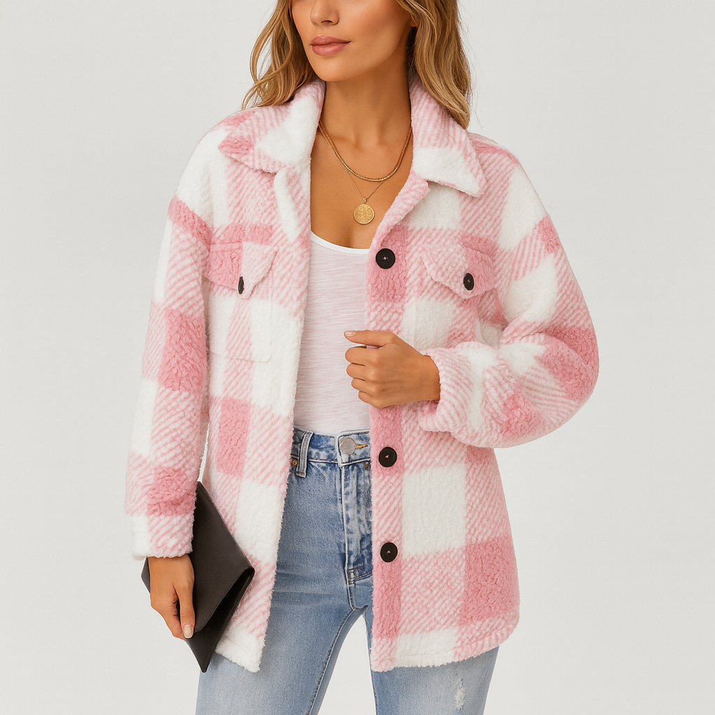 Pauline | Plush Fleece Winter Jacket for Women