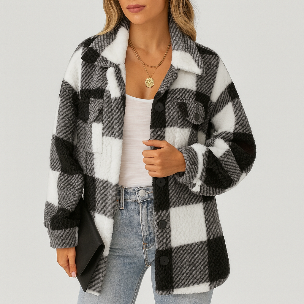 Pauline | Plush Fleece Winter Jacket for Women