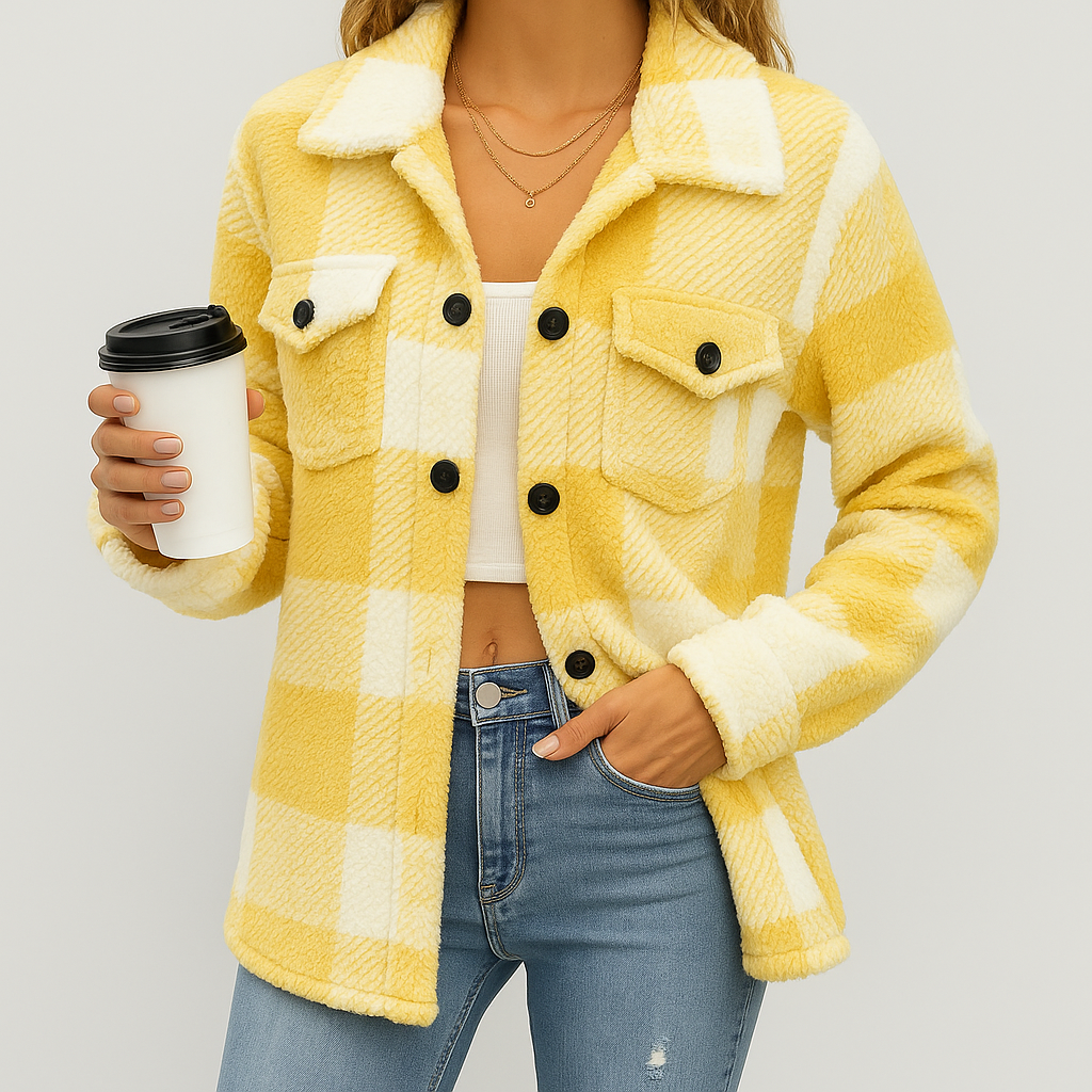 Pauline | Plush Fleece Winter Jacket for Women