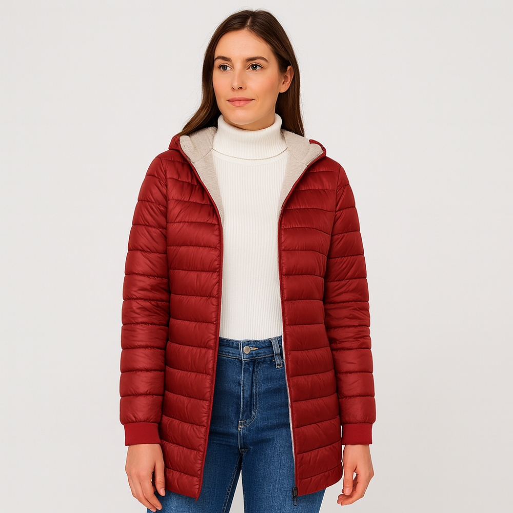 Veronica | Casual Quilted Fabric Coat